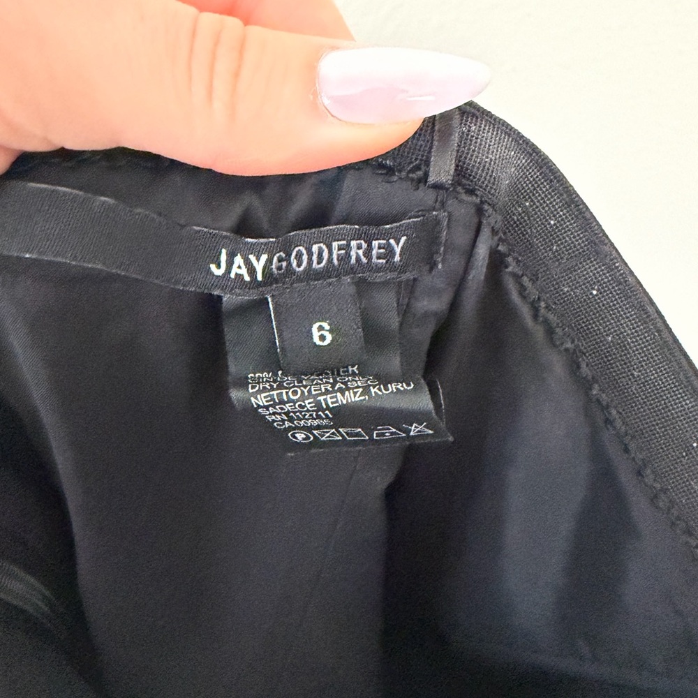 JAYGODFREY Strapless Black Evening Gown - Picture 8 of 8